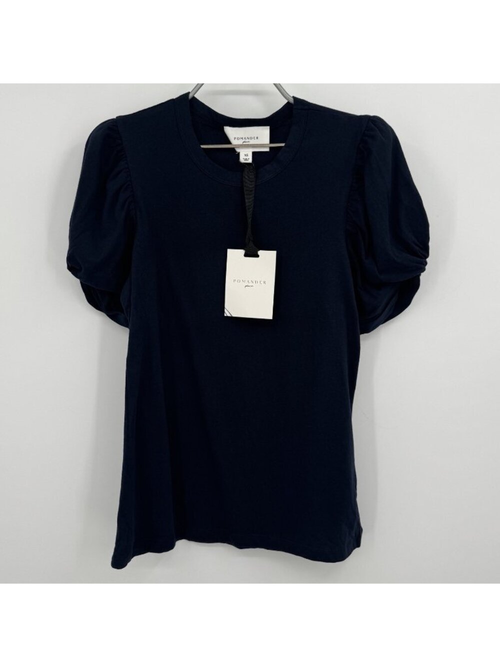 Pomander Place by Tuckernuck Navy Vesty Short Sleeve Crew Neck T-Shirt Top sz XS